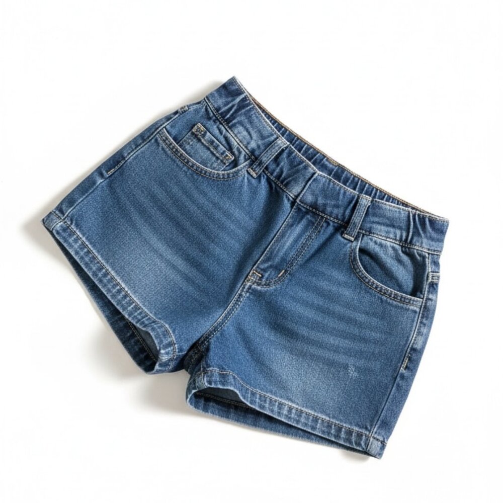 Zara kids baggy denim shorts